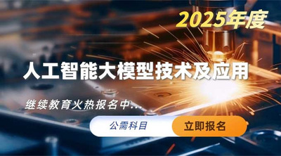 人工智能大模型技术及应用（2025年度公需科目）