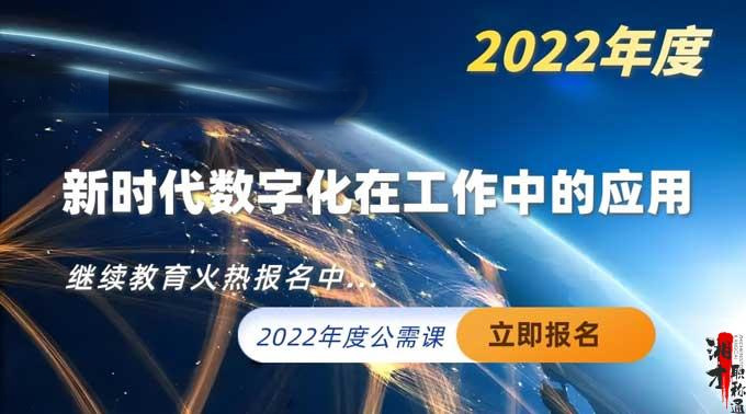 新时代数字化在工作中的应用（2022年度）
